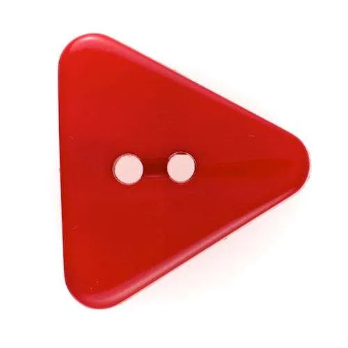 Dreieckknopf Rot – Kunststoffknopf KRO-12