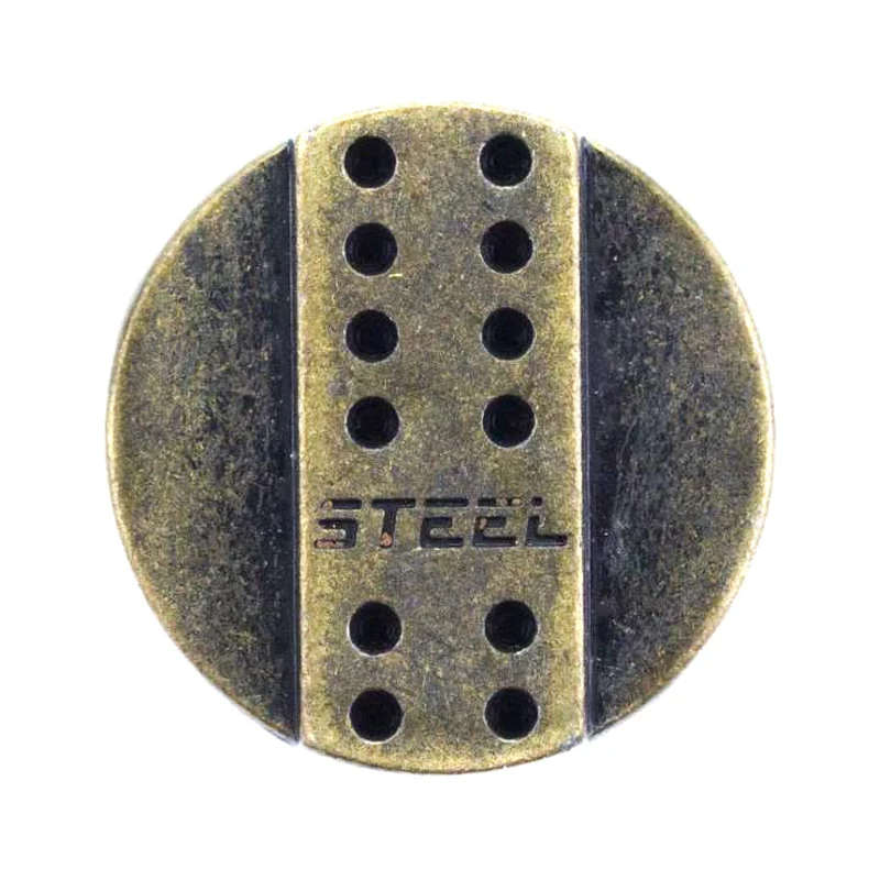 Jeansknopf Messingfarben – Metallknopf NJ-45
