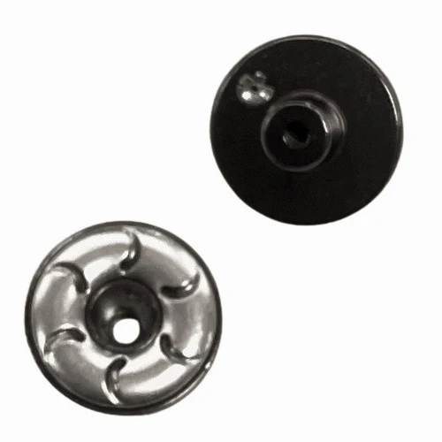 Jeansknopf Reifen Design Silber – Metallknopf NJ-21