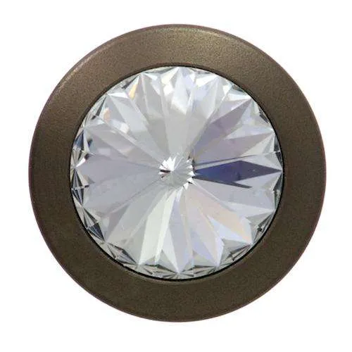 Jeansknopf Kristall Altsilber – Metallknopf NJS-1791