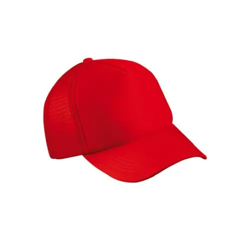 Polyester-Mesh-5-Panel-Cap - Atmungsaktives Accessoire für einen sportlichen Look