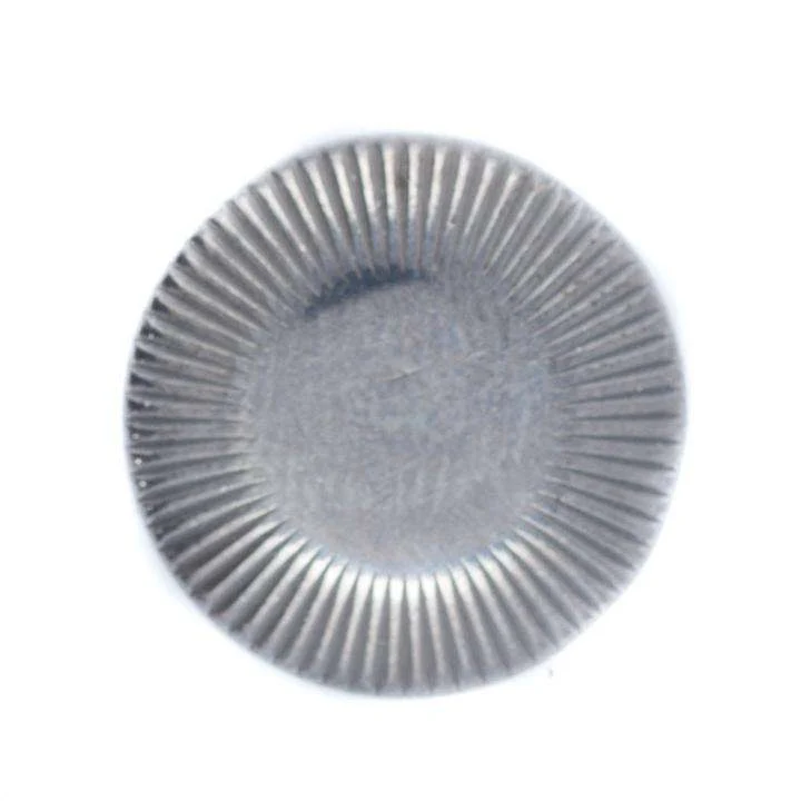 Jeansknopf Muster Silberfarben – Metallknopf NJ-19