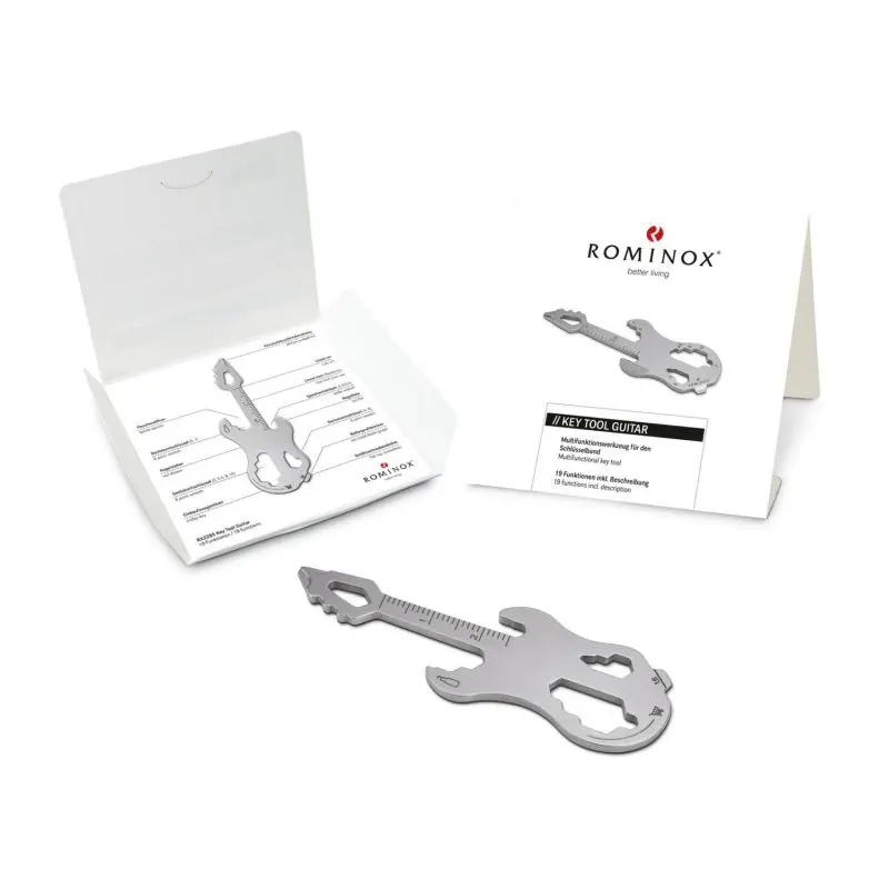 ROMINOX Gitarren Key Tool - 19 Funktionen Multitool für Musiker