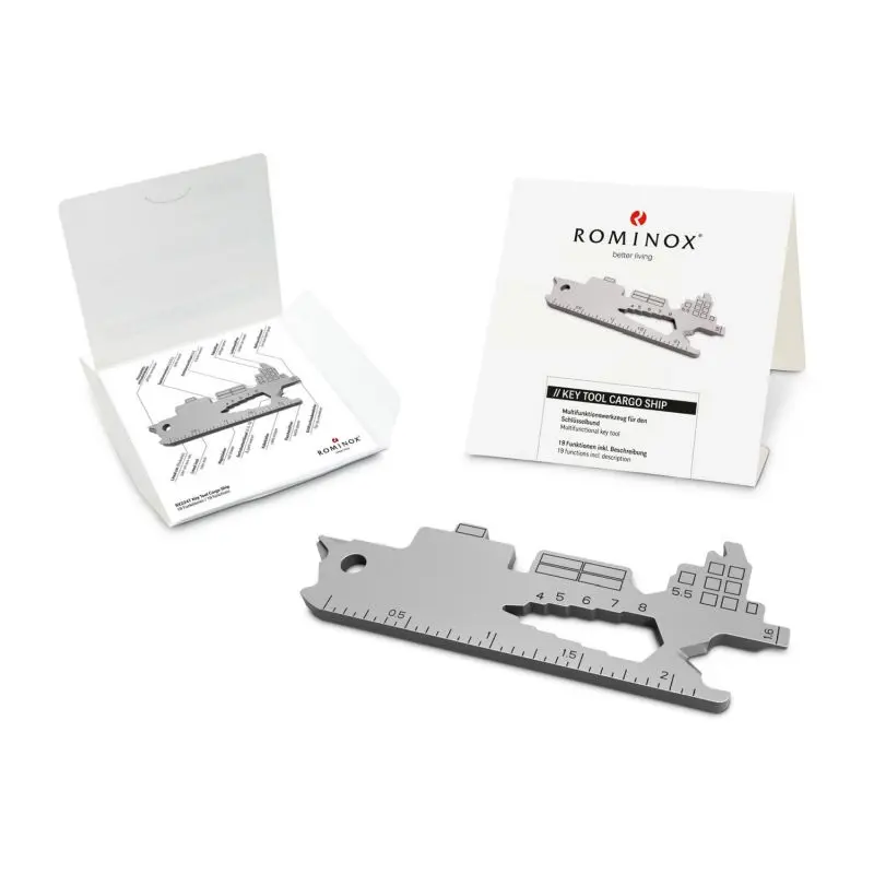 Vielseitiges ROMINOX Key Tool Cargo Ship - 19 Funktionen in einem kompakten Werkzeug