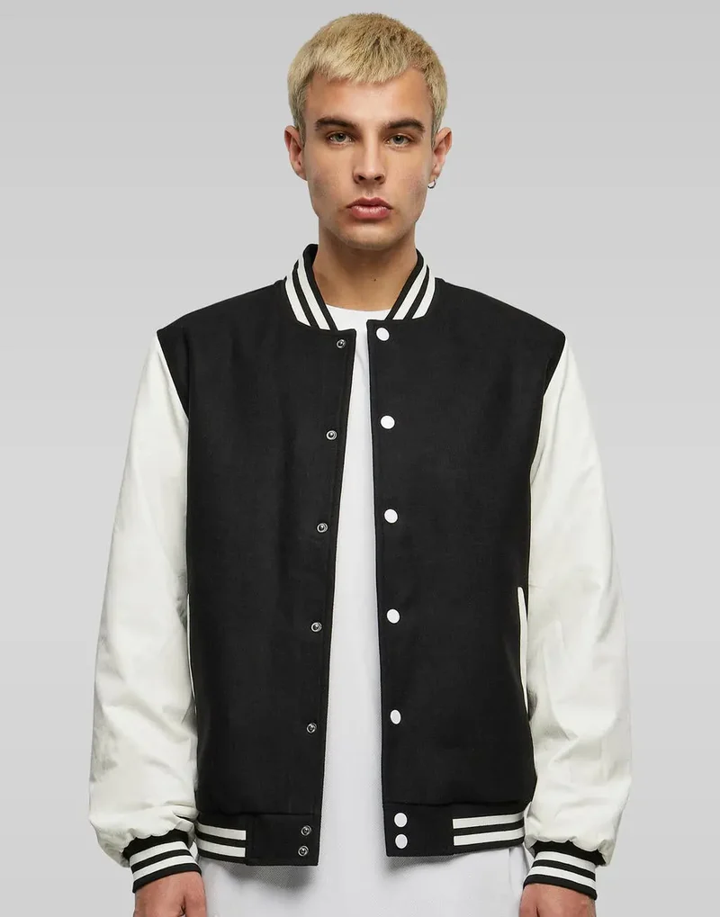 Klassische Collegejacke im Vintage-Stil