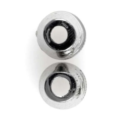 Kordelenden mit Strasssteinchen Silberfarben – Metallkordelstopper KOE-15