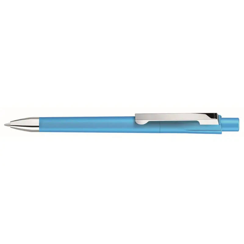 Check M-Si Druckkugelschreiber – Cyanblau, Ergonomisch & Langhaltend