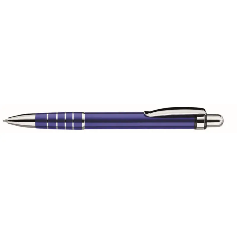 Argus L Druckkugelschreiber - Blau Eleganter Retraktkugelschreiber mit Druckmechanismus