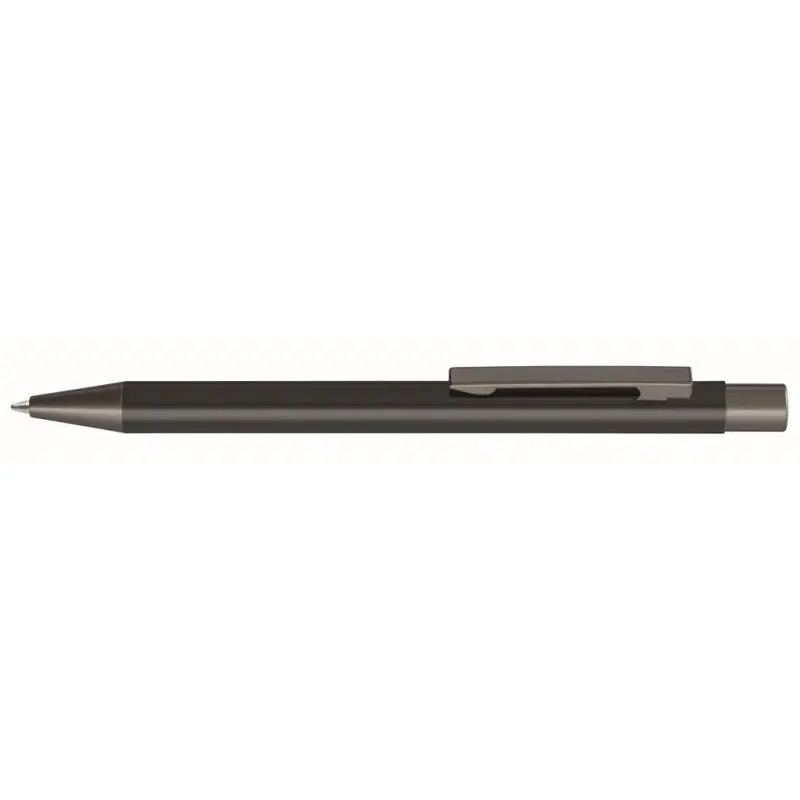 Eleganter Straight Druckkugelschreiber - nachfüllbarer, ergonomischer Kugelschreiber - Gun Metal