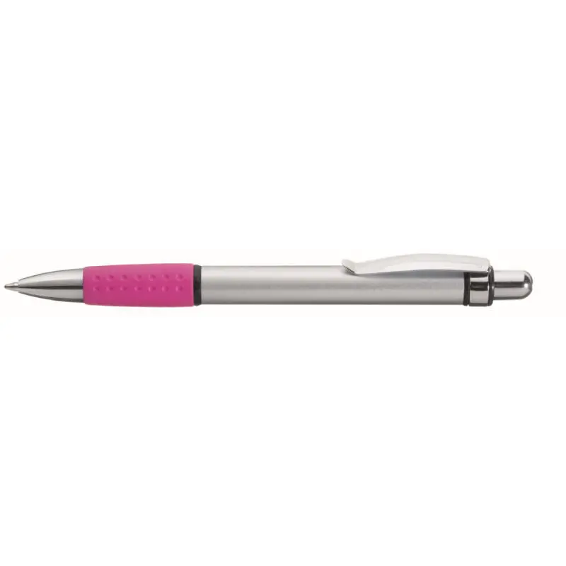 Argon Druckkugelschreiber – Magenta Kugelschreiber, Hochwertiger Retractable Stift, Ergonomisches Design