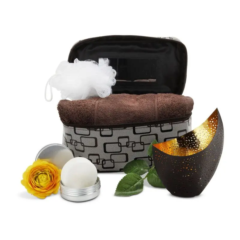 Prall gefülltes Wellness-Geschenkset: Luxuriöse Entspannungstasche