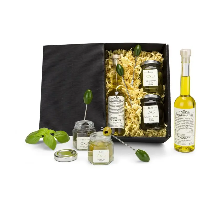 Oliven-Variation Deluxe – Exquisites Geschenkset für Gourmet-Liebhaber