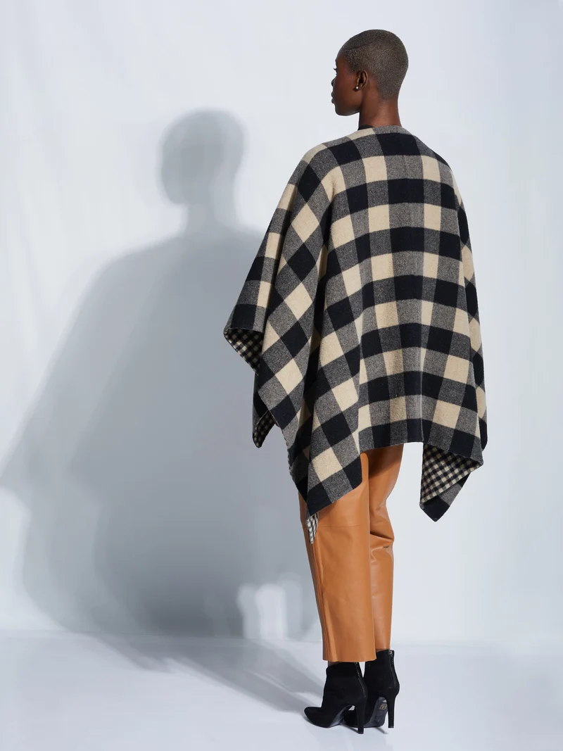 Belstaff Poncho Schwarz-Braun