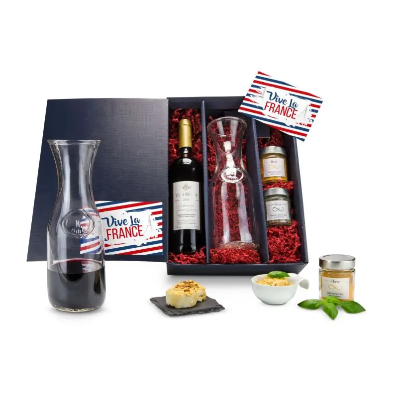 Vive la France Gourmet-Set – Elegantes Geschenk mit französischen Delikatessen