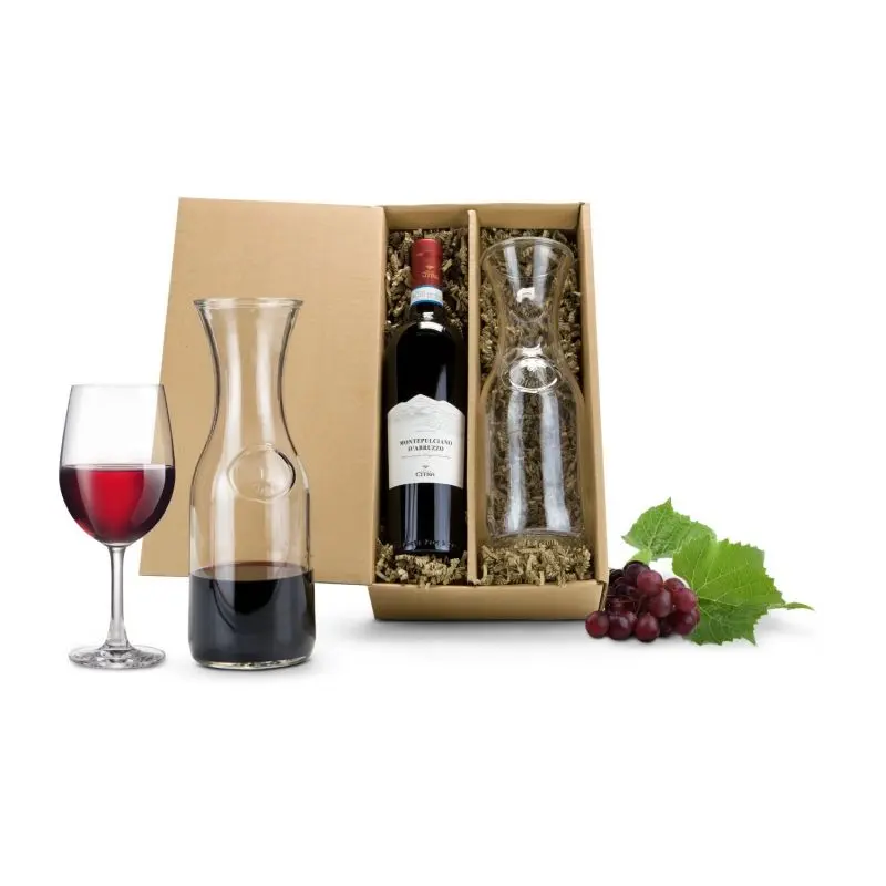 Elegantes Geschenkset: Rotwein & Karaffe – Genuss und Stil in Einem