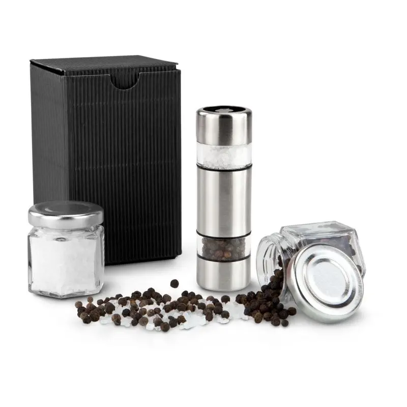 Mini Salz- & Pfefferstreuer Set in Schwarz - Elegantes Tischaccessoire