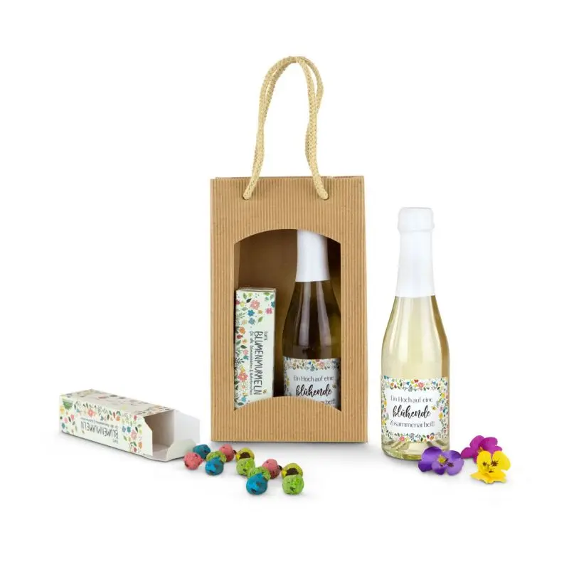 Blühende Zusammenarbeit – Florales Geschenkset für gemeinschaftliches Wachstum