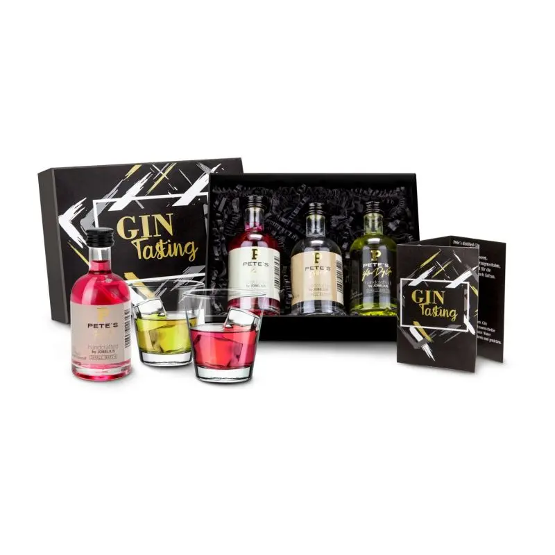 Gin-Tasting Geschenkset - Entdeckungsreise für Gin-Liebhaber