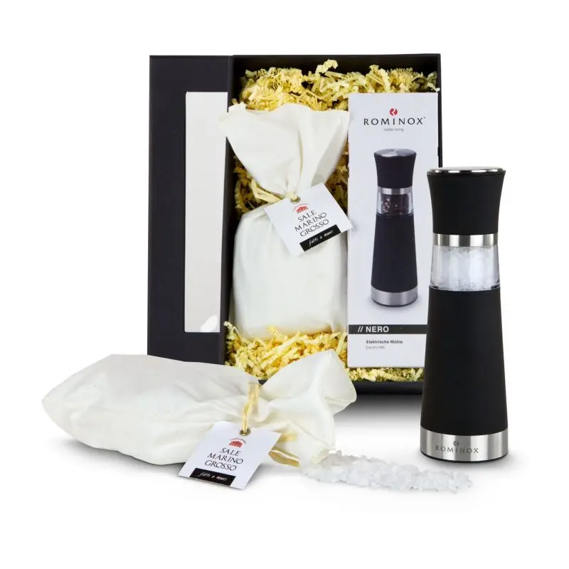 Sale Nero Geschenkset – Exklusives Schwarzes Salz für Gourmet-Küchen
