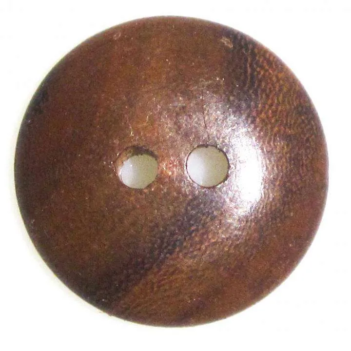 Holzknopf Braun 2-Loch – HK-418-MITTEL-BRAUN