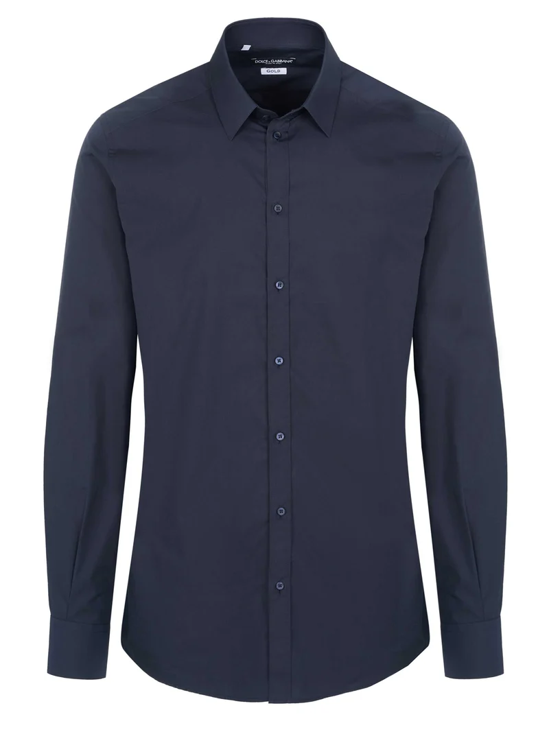 Dolce & Gabbana Gold Collection Hemd navy