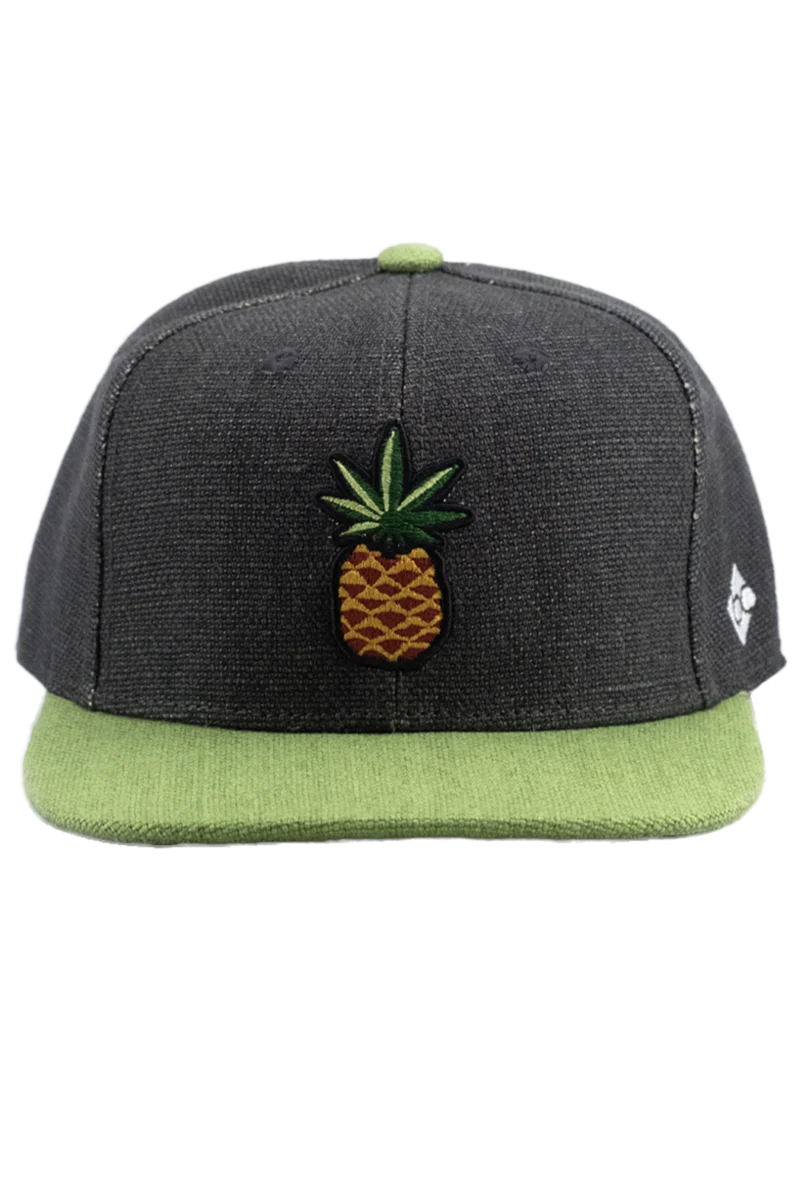 Snapback Cap Cananas aus Hanf