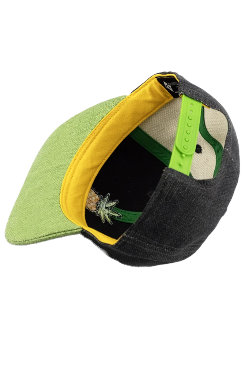 Snapback Cap Cananas aus Hanf