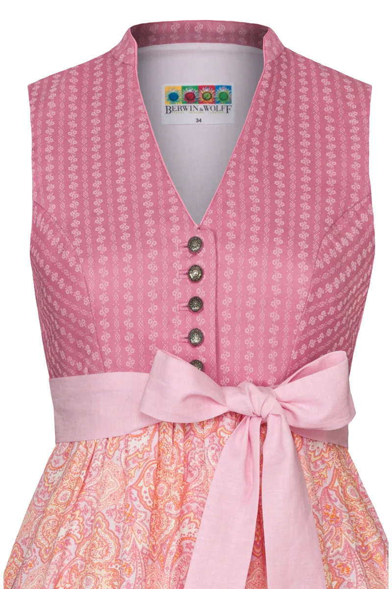 Umstandsdirndl mit Paisleymuster