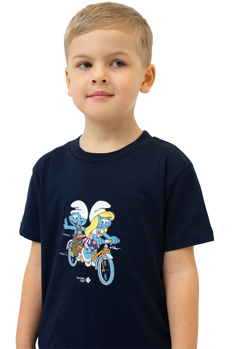 Kinder T-Shirt mit Druck 'Schlümpfe Trachtentandem'