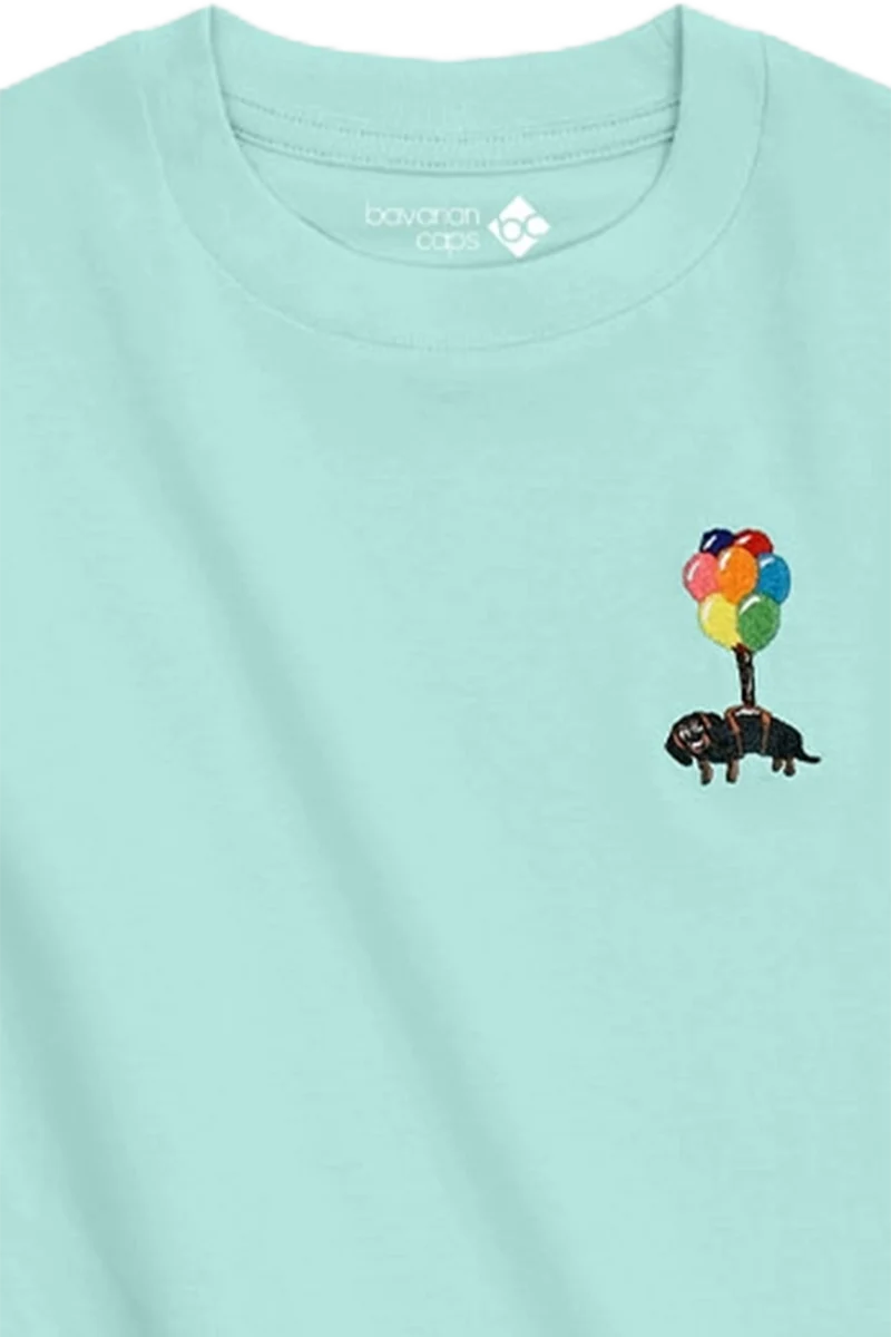 Kinder T-Shirt mit Dackelstickerei 'Dackelexpress'