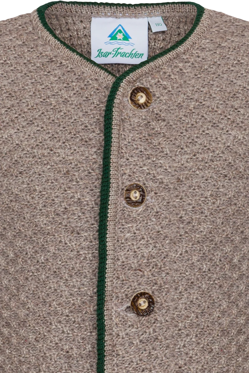 Kinder Strickjacke Trachtenjanker mit Wollanteil