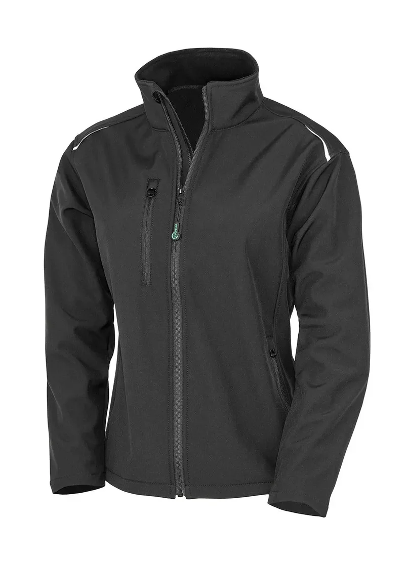 Damen Nachhaltige 3-Lagen Druckbare Softshelljacke