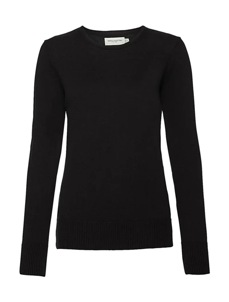Damen Strickpullover mit Rundhalsausschnitt