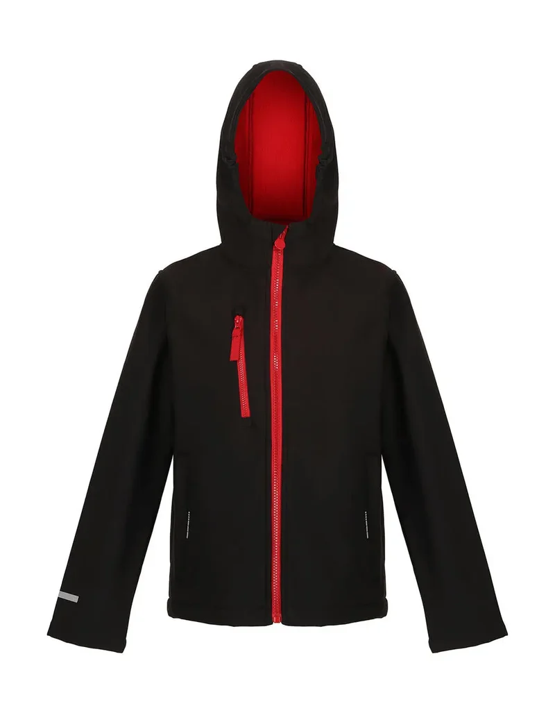 Junior Ablaze 3-Schichten Kapuzen-Softshell