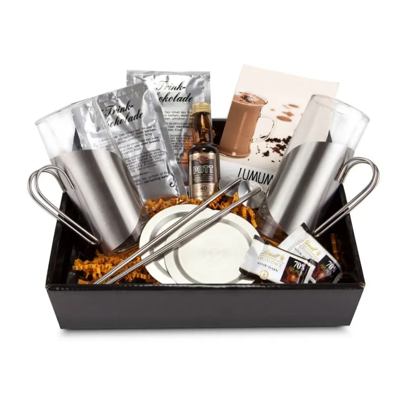 Lumumba Geschenkset - Köstliches Kakao-Rum-Genusserlebnis für Erwachsene