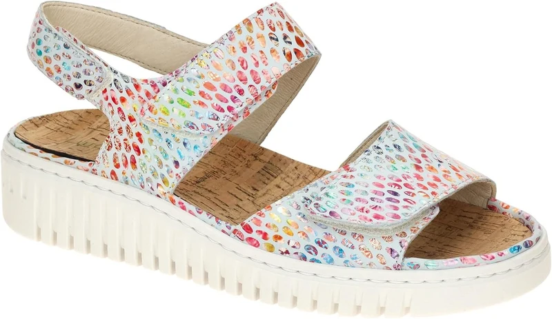 Waldläufer Damen Sandalen Bunt