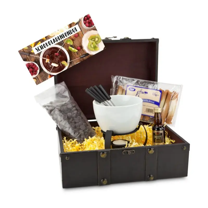 Schokoladenfondue Geschenkset - Genussvolle Momente für Schokoladenfans