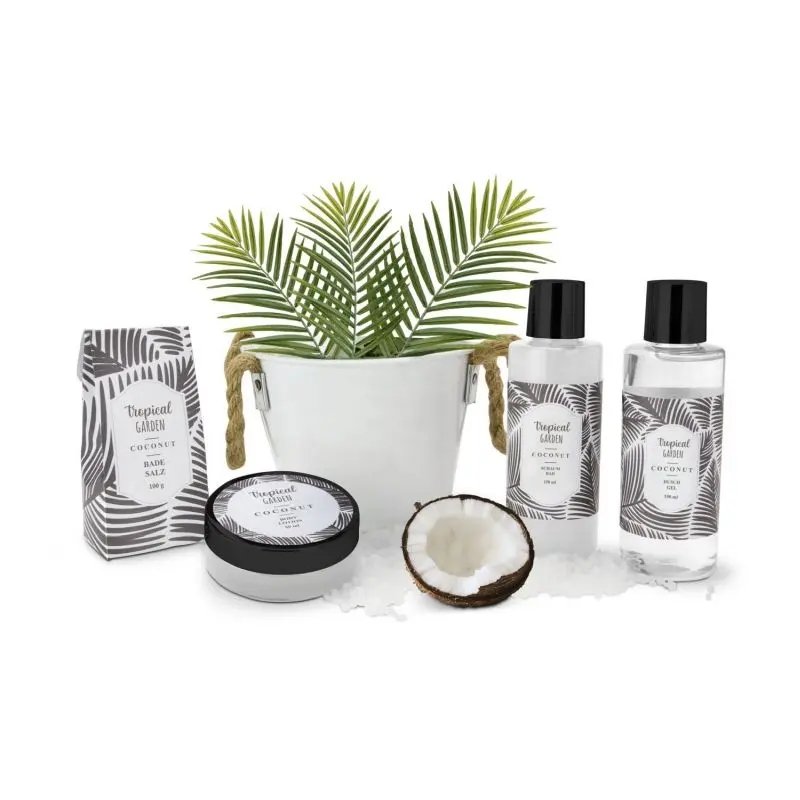 Tropical Garden Wellness-Geschenkset: Exotische Pflegeerlebnisse für Zuhause