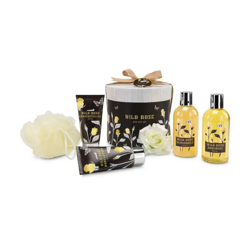 Wellness-Geschenkset 'Wild Rose' – Romantische Rosenpflege