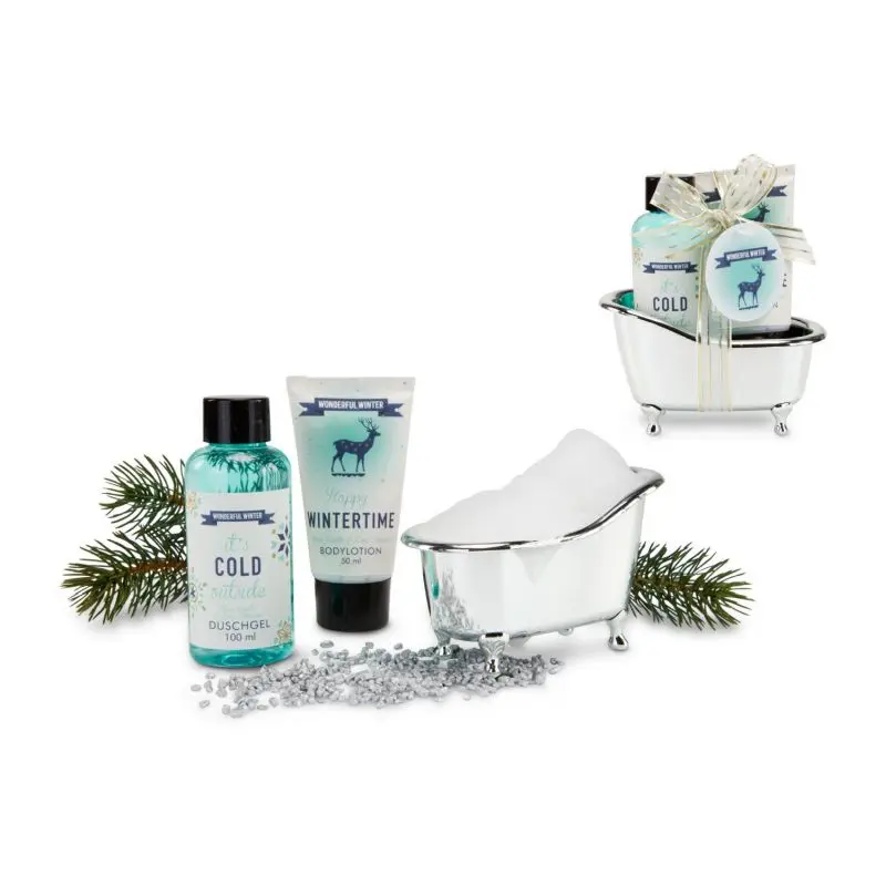 Wohlfühl-Set Kleine Winterzeit: Winterlicher Genuss, Luxuspflege für Zuhause