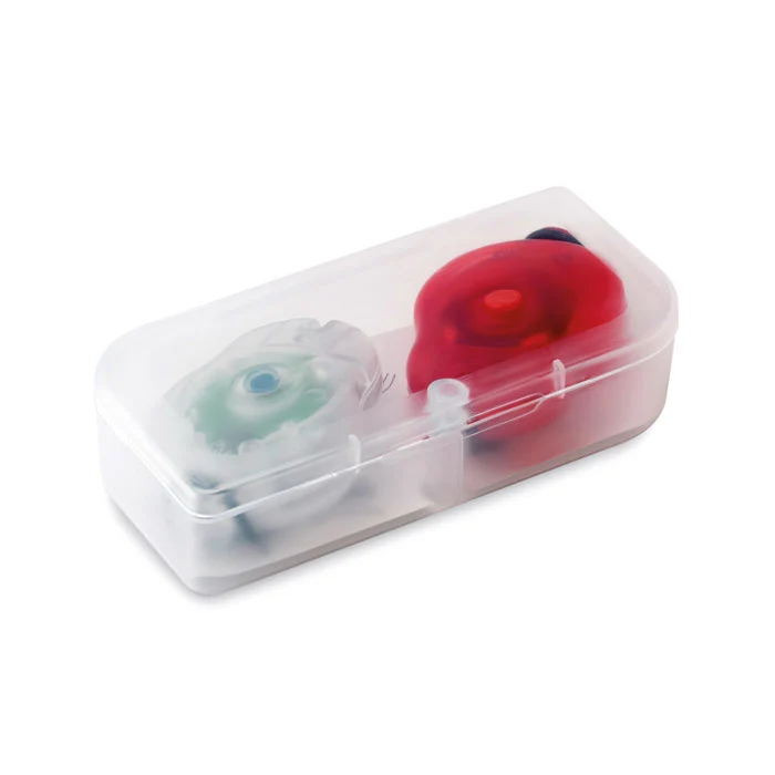 2 Fahrradlichter in PP-Box