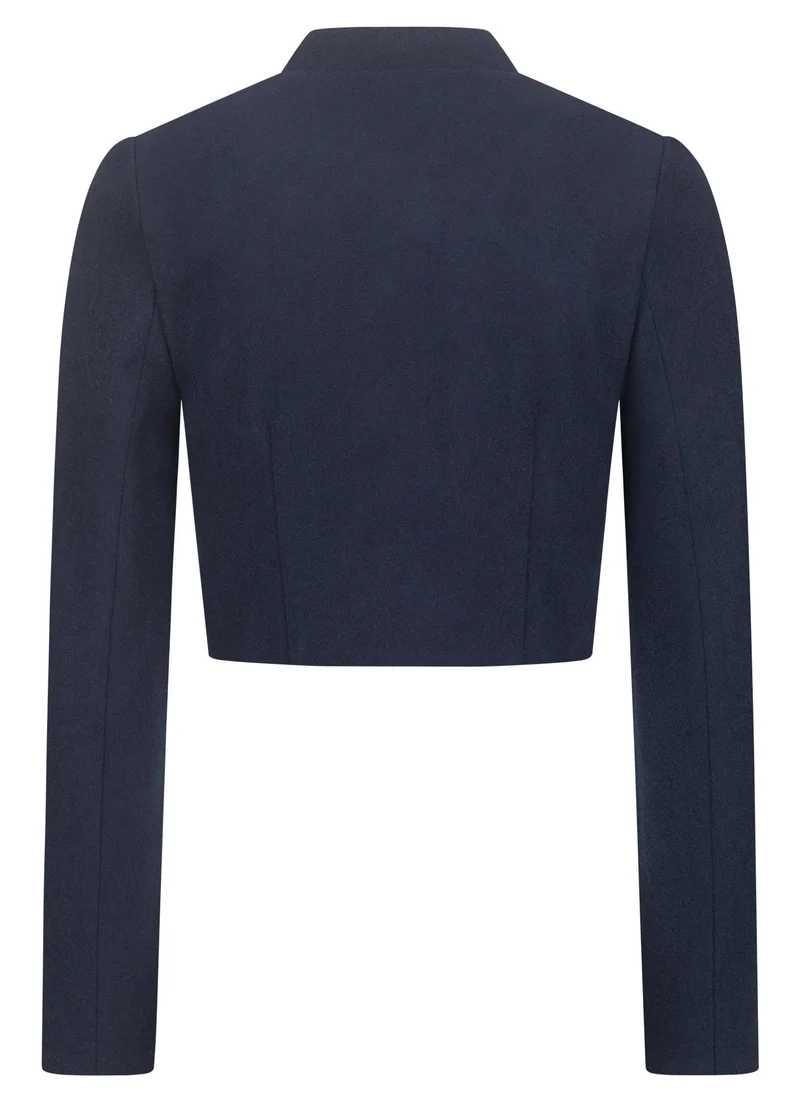 JACKE BLOUSON LODEN DUNKELBLAU
