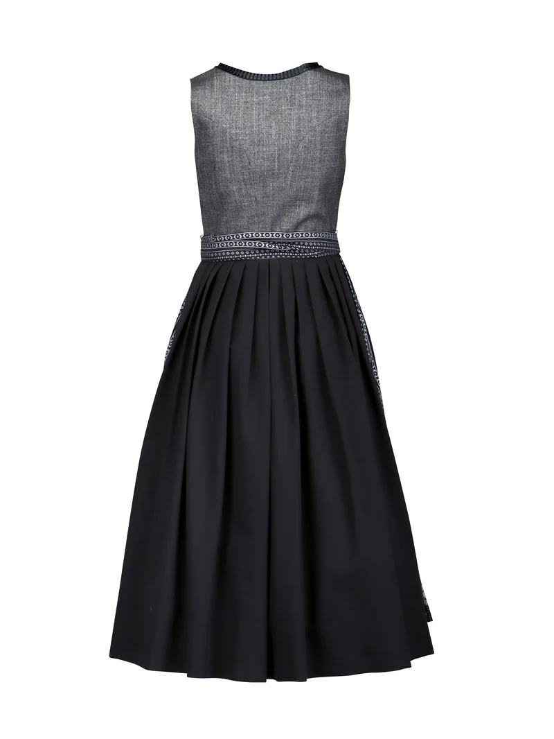 Dirndl mit Jacquard-Streifenschürze