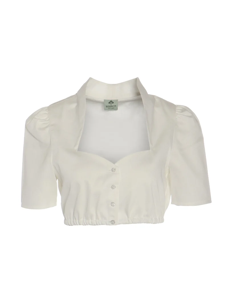 Dirndlbluse mit Schalkragen