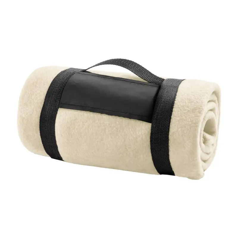 Mountain Fleecedecke - Bequeme beige Decke für gemütliche Stunden