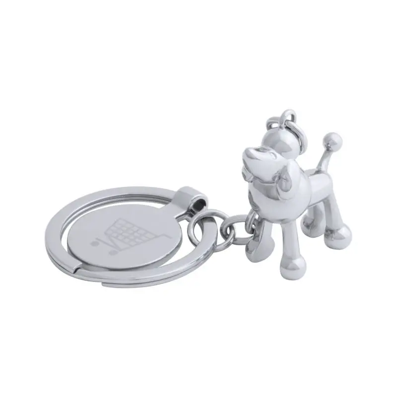 Hoinzo Einkaufswagen-Token Schlüsselanhänger - Edles Silber
