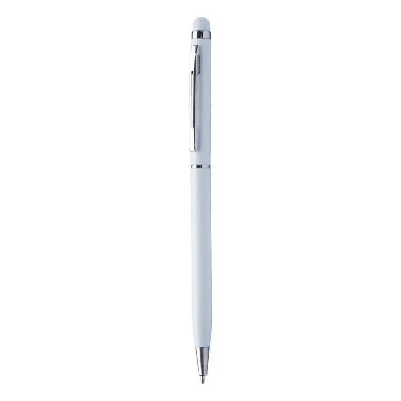 Weißer Byzar Touchpen mit Kugelschreiber - Premium Stylus für Tablets und Schreiben