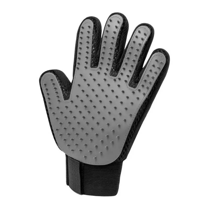 Akitax Haustierpflegehandschuh - Schwarz, Fellpflege-Handschuh, Effizientes Haustierzubehör