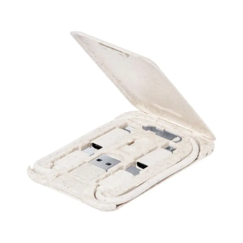 Lee USB Ladekabel-Set - Natur Hochwertige, umweltfreundliche Kabel für alle Geräte