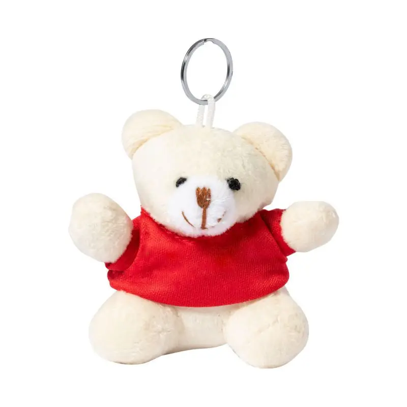 Kuscheliger Schlüsselanhänger - Rot: Süßer Teddybär für unterwegs